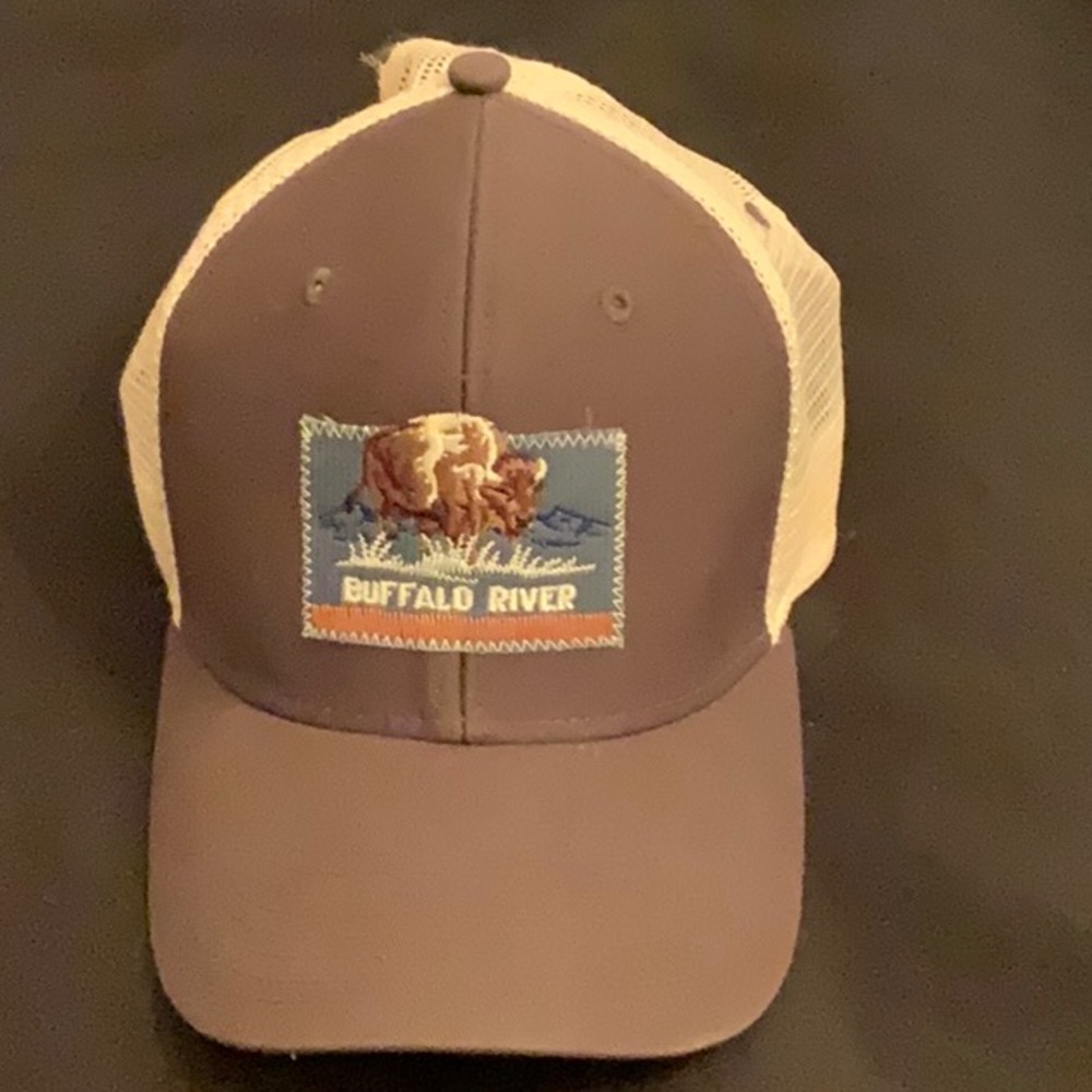 Brown unisex Buffalo River Baseball cap